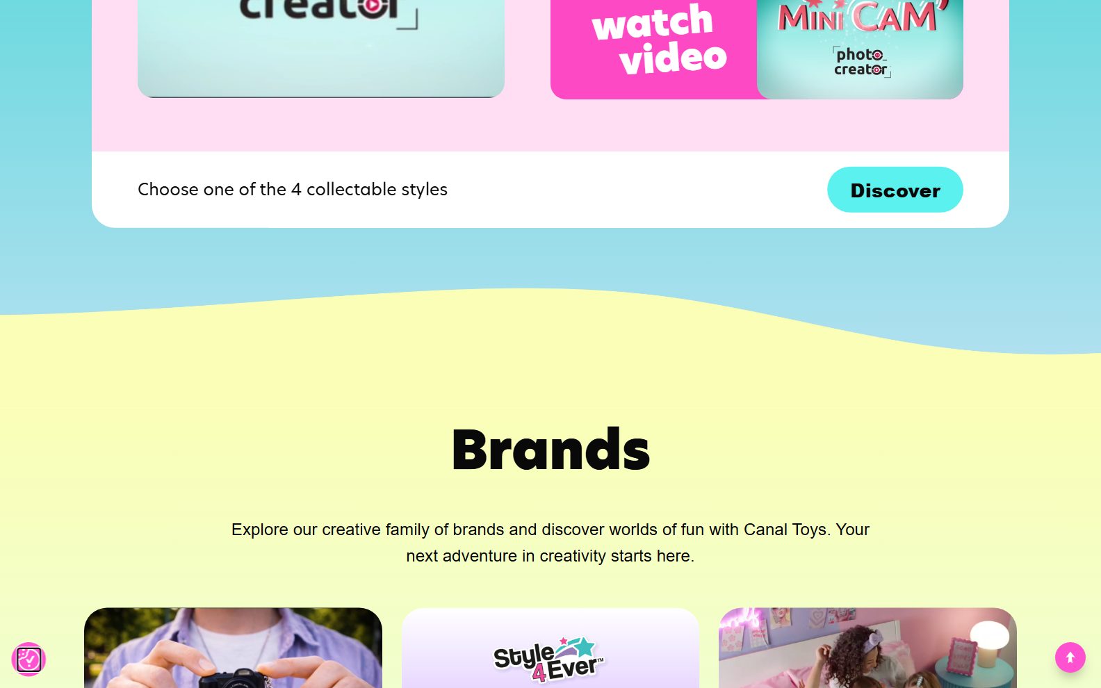Canal Toys ranges