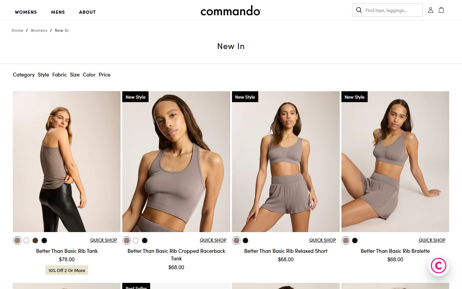 Commando New In