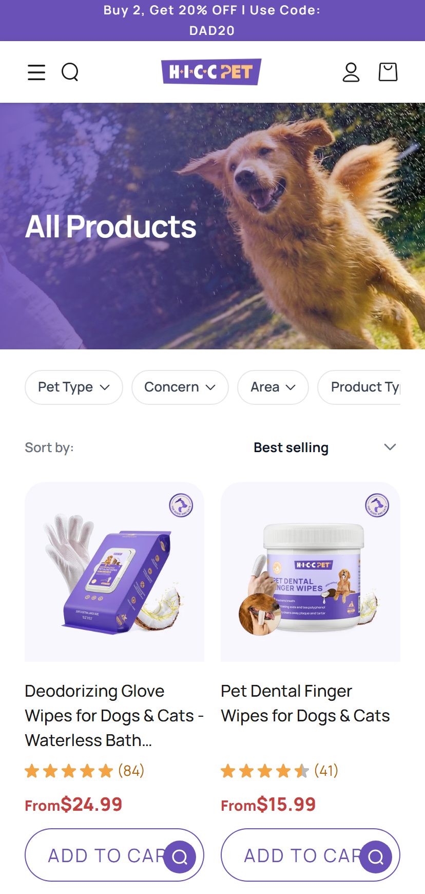 HICC Pet mobile Product