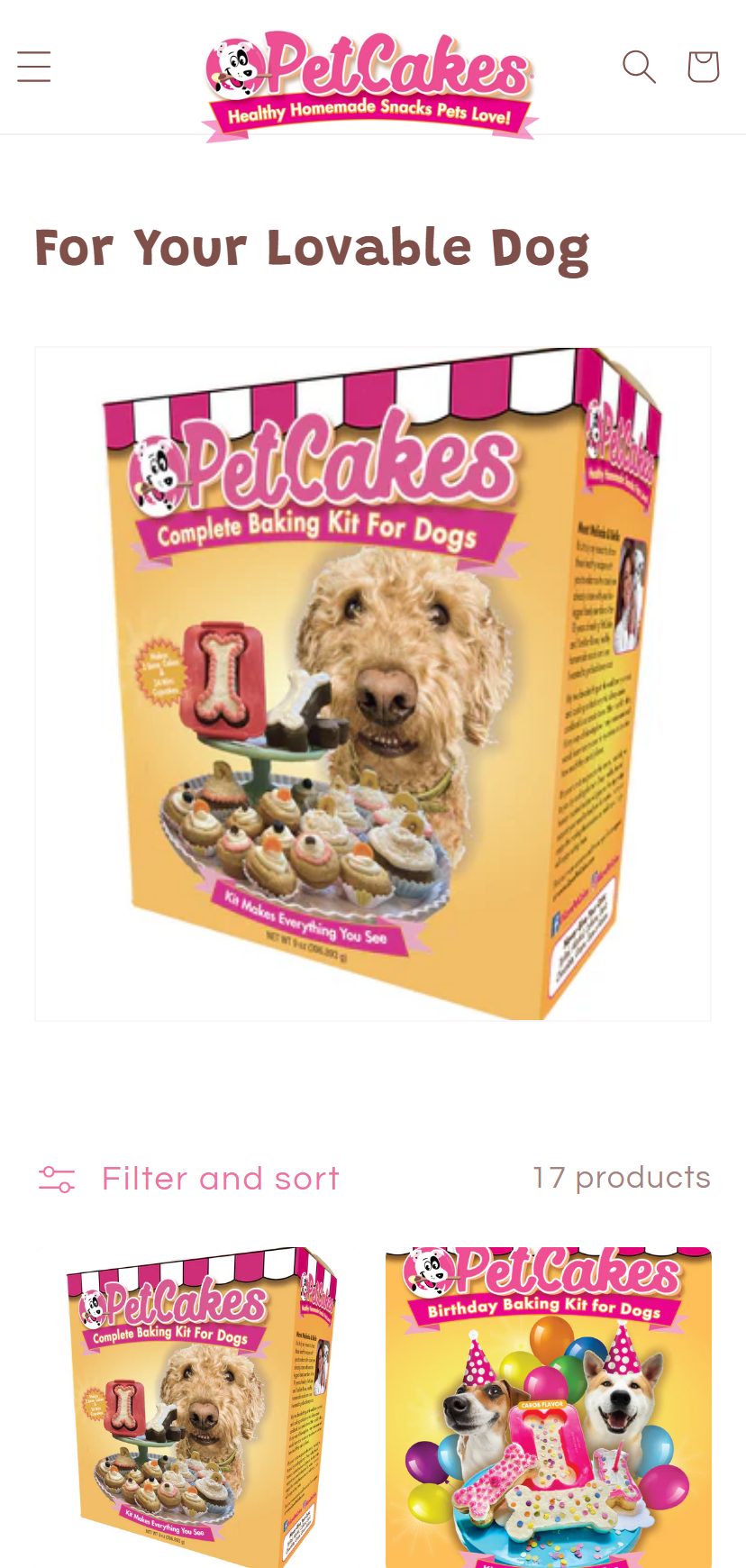 PetCakes mobile