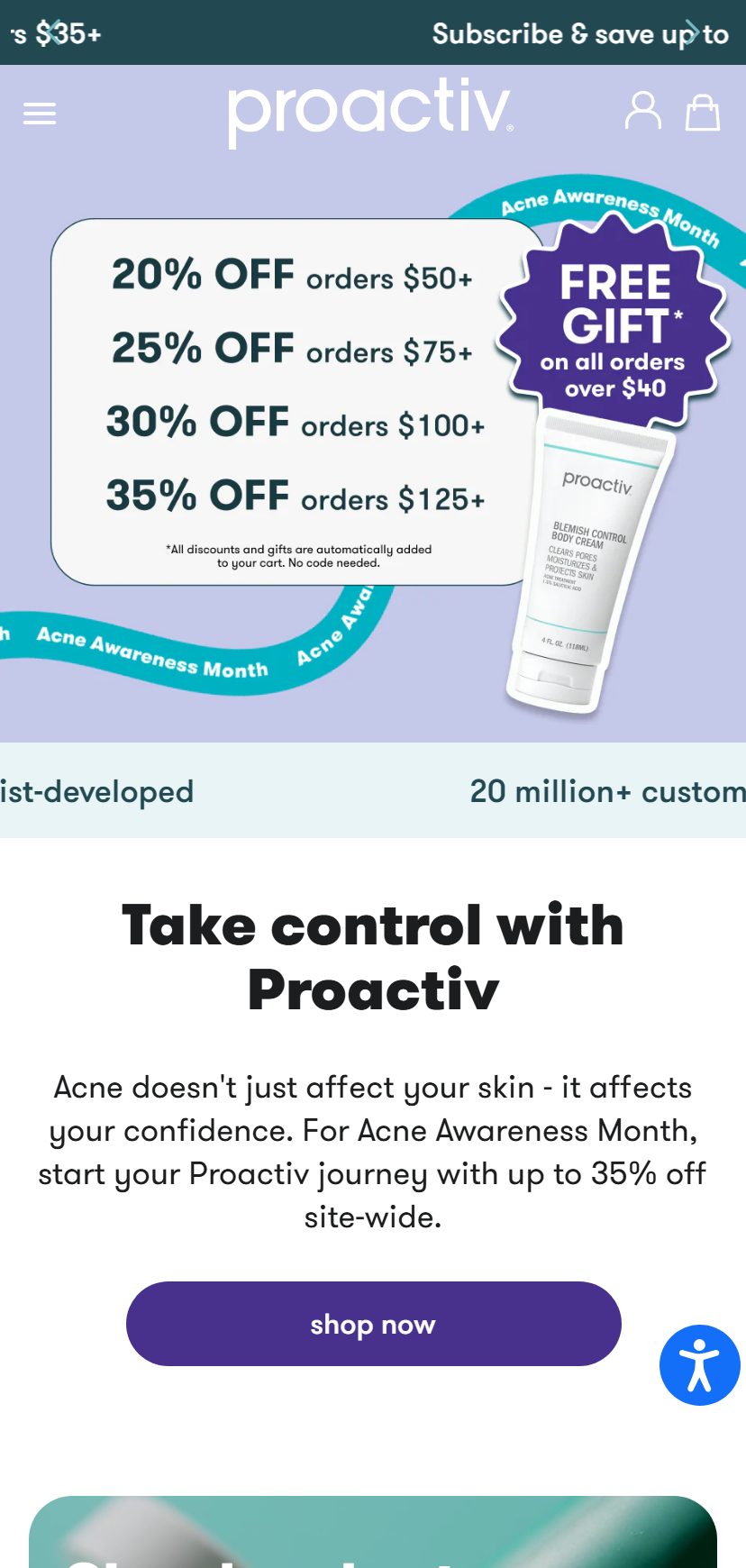 Proactiv on mobile