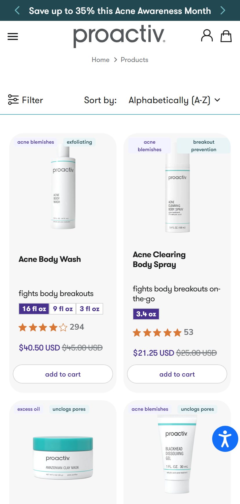 Proactiv mobile Quiz