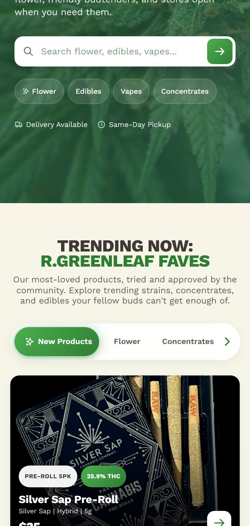 R. Greenleaf on mobile