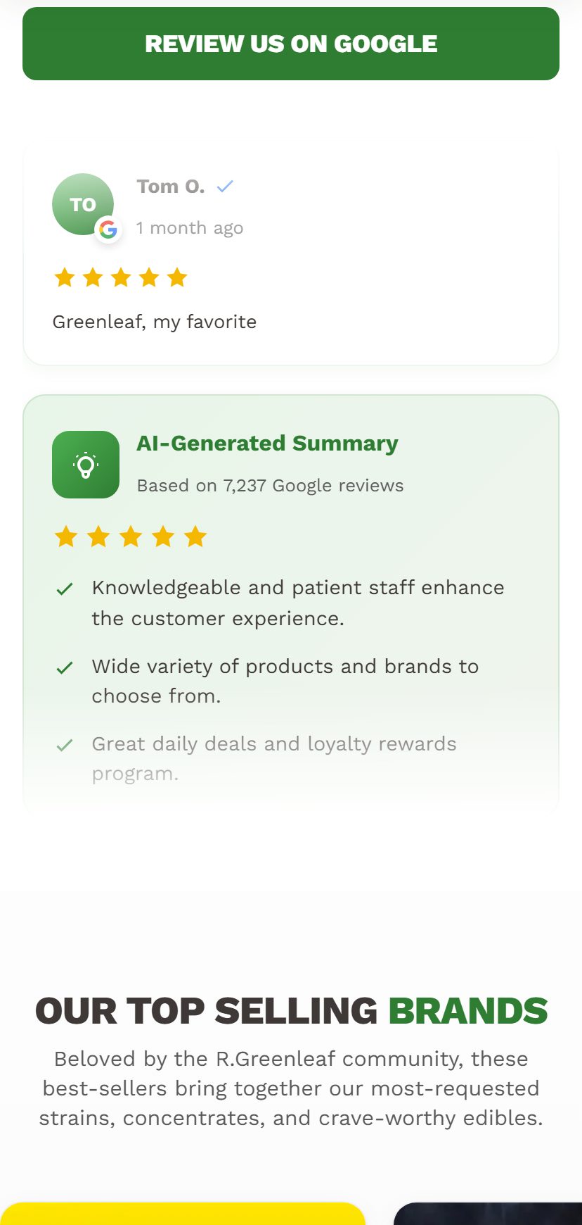 R. Greenleaf mobile Locations