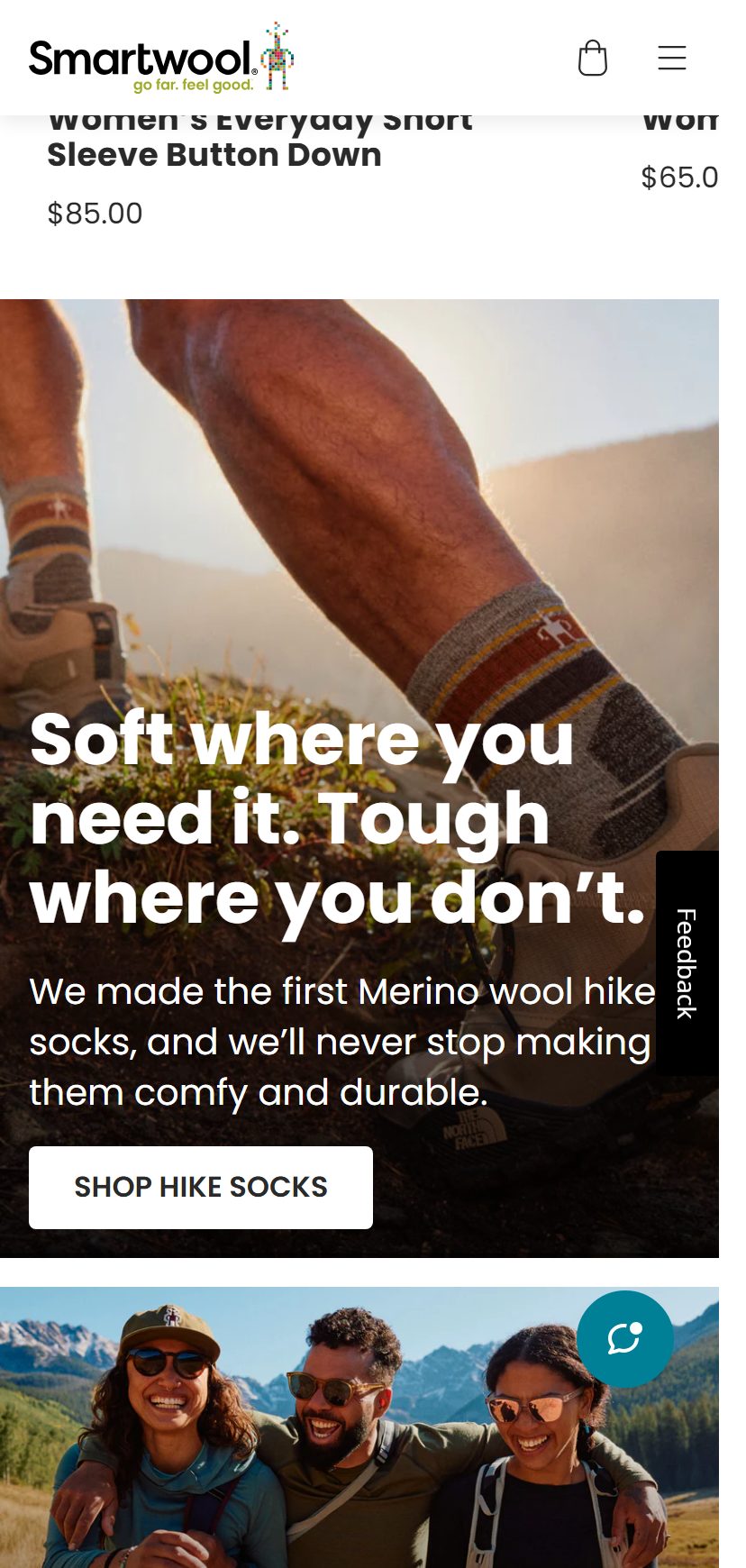Smartwool mobile Product