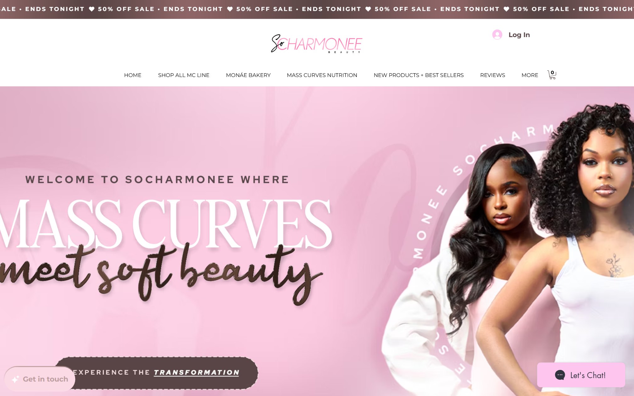 SoCharmonee on desktop