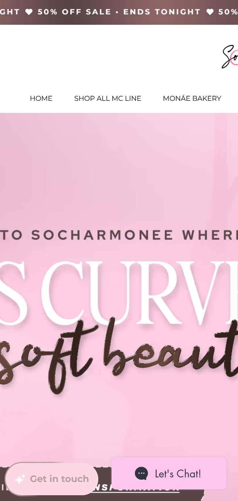SoCharmonee on mobile