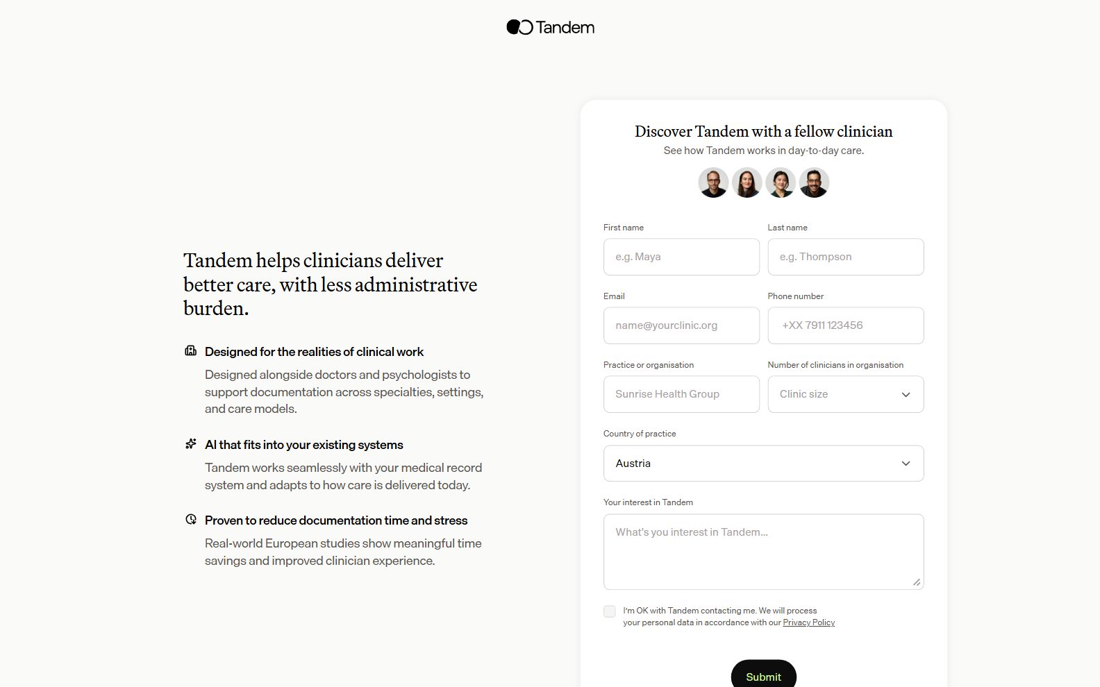 Tandem documentation