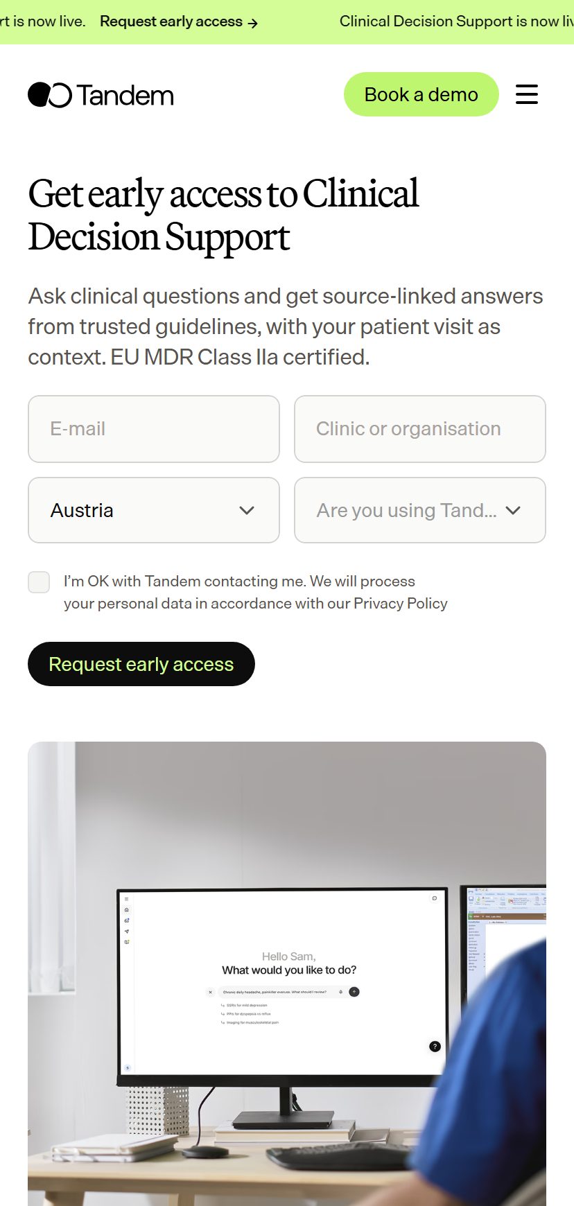 Tandem mobile product