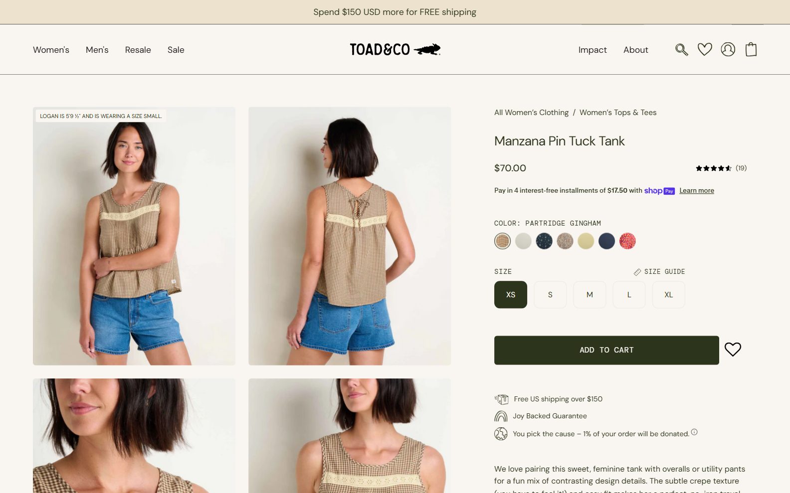 Toad&Co Product